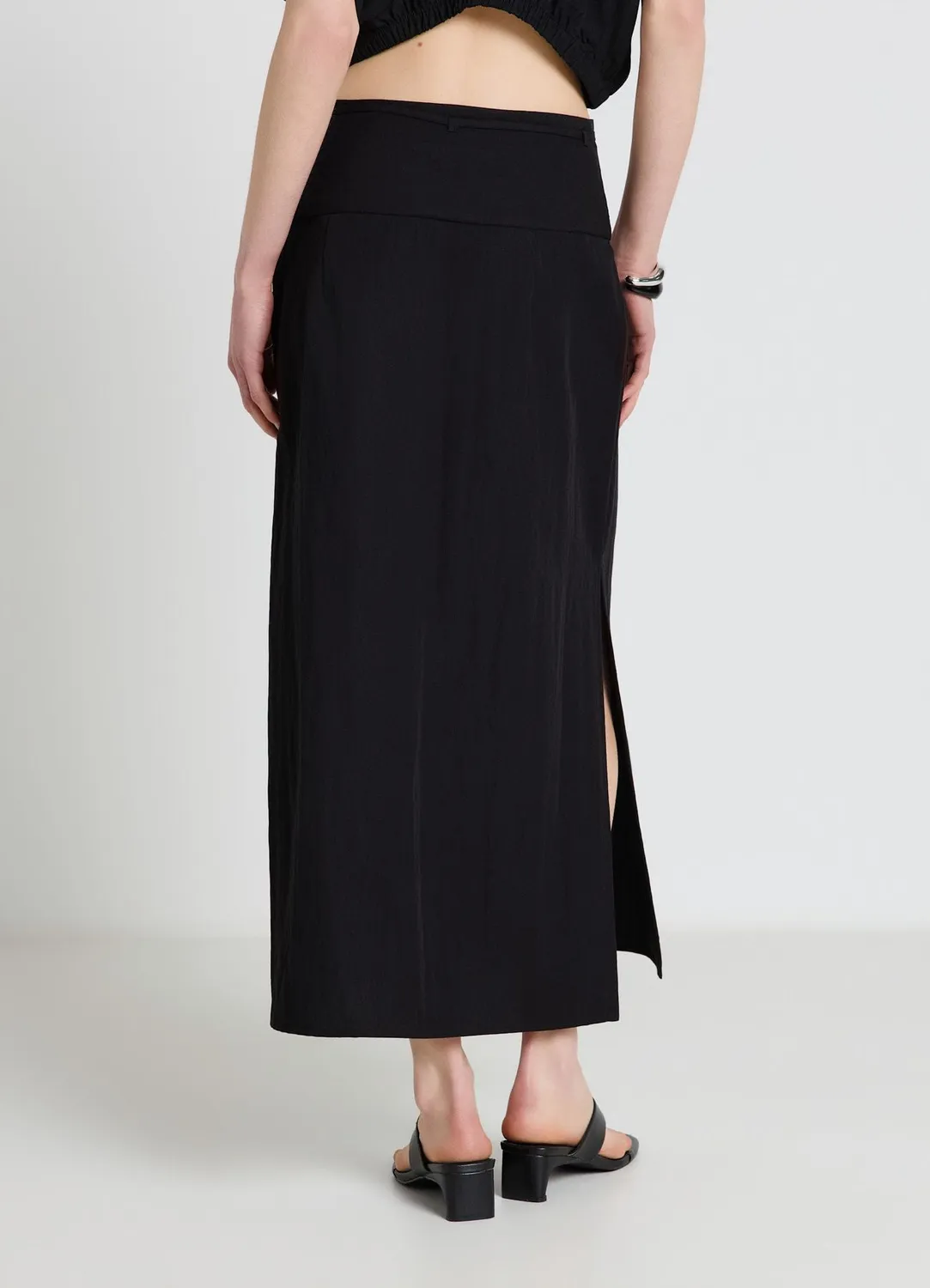 Calliope jupe longue femme portefeuille fentes