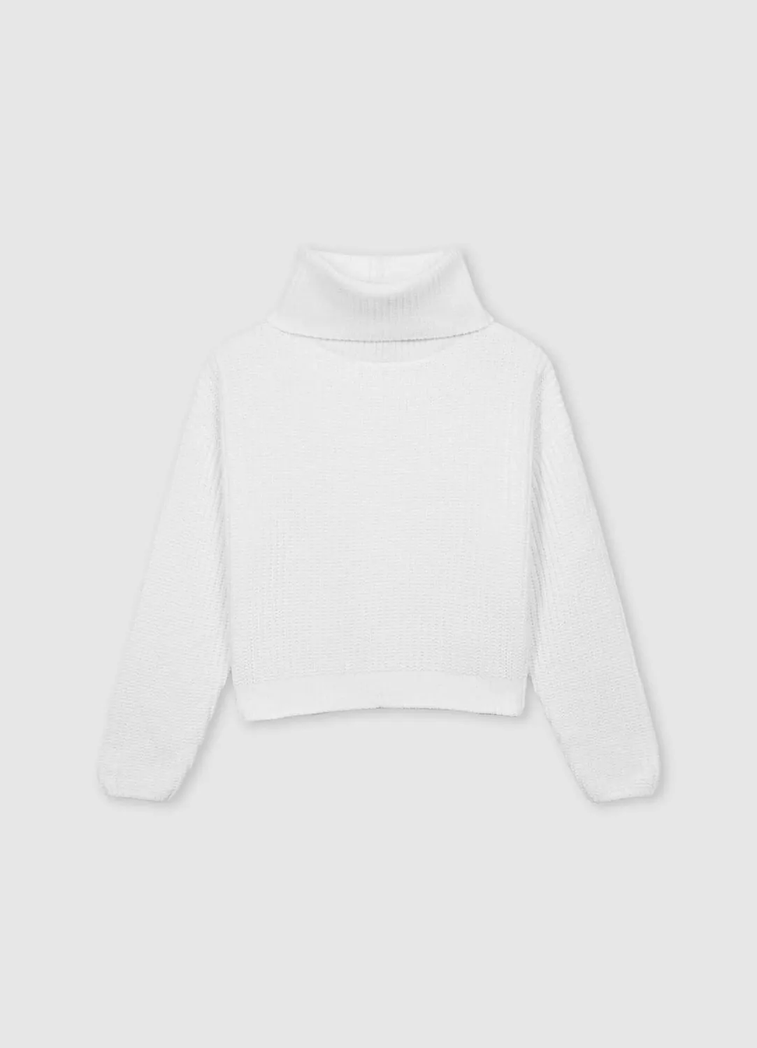 Calliope pull col roulé femme uni manches longues