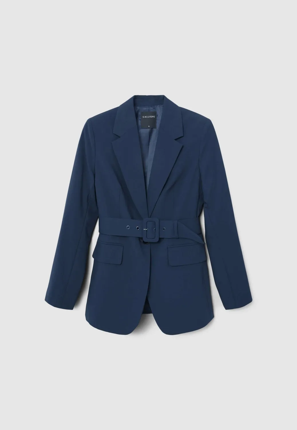 Calliope blazer ceinture femme revers classique