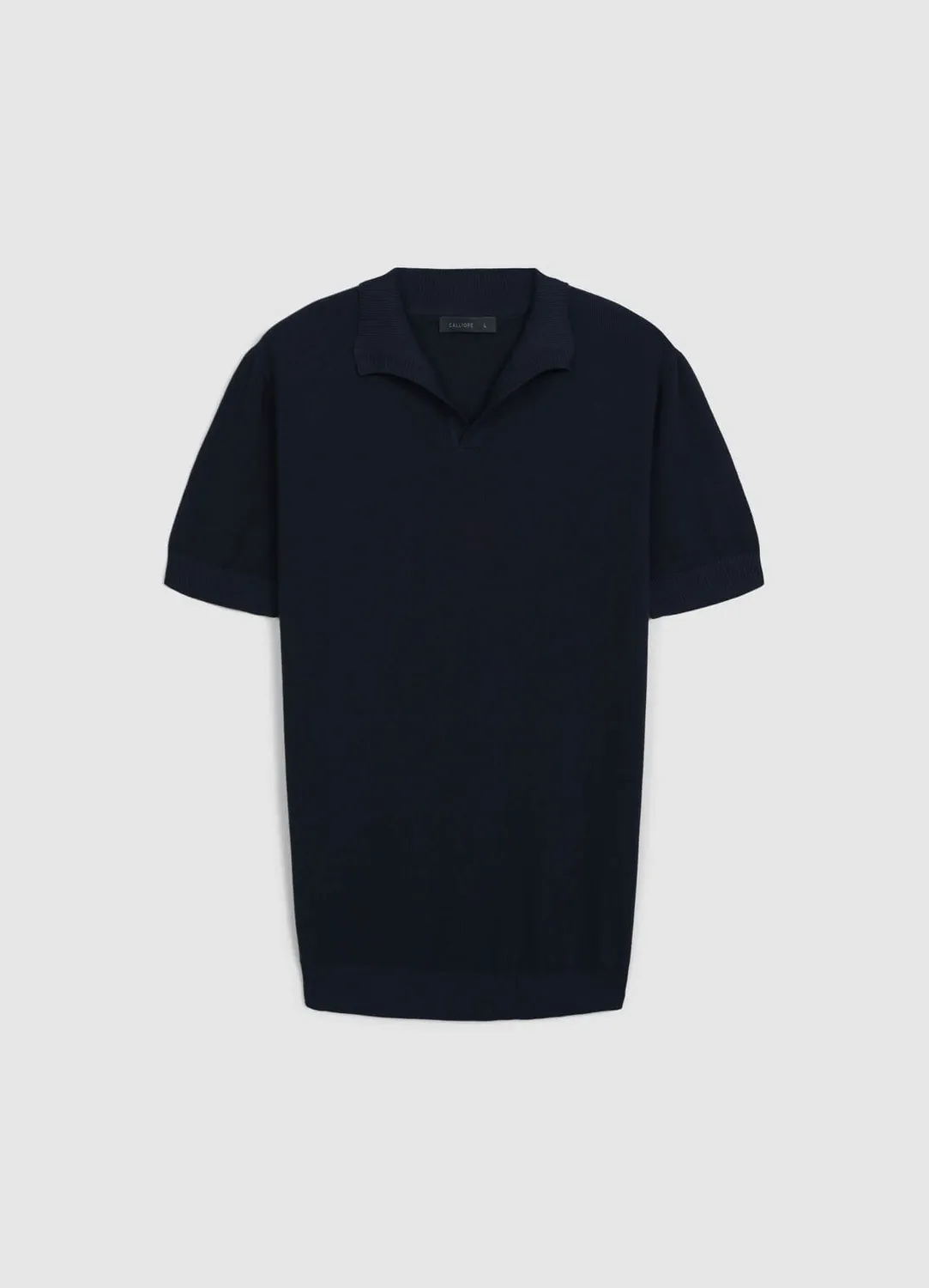 Calliope polo homme coton uni manches courtes regular