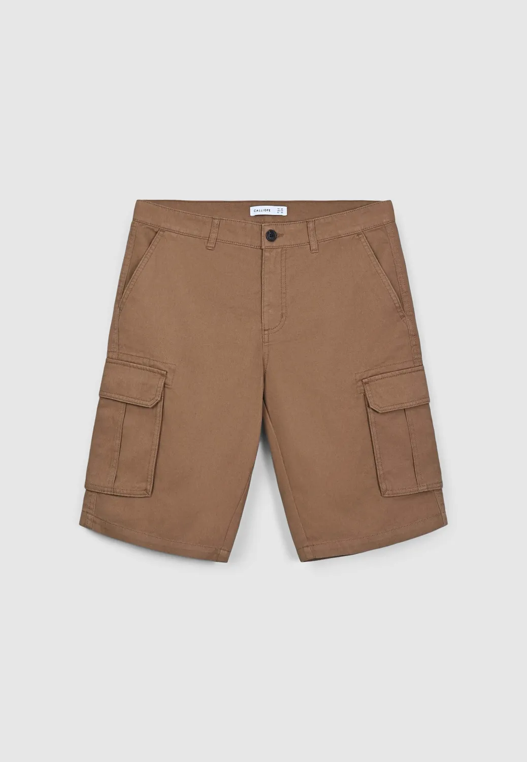 Calliope short cargo homme coton uni