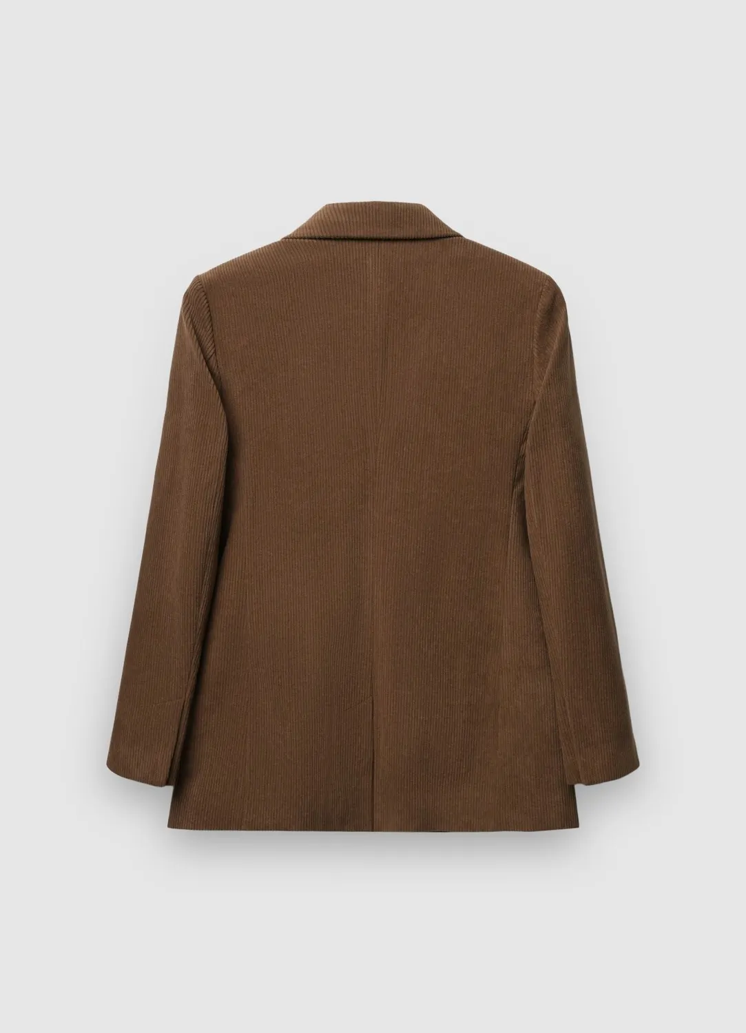 Calliope veste double boutonnage effet velours femme