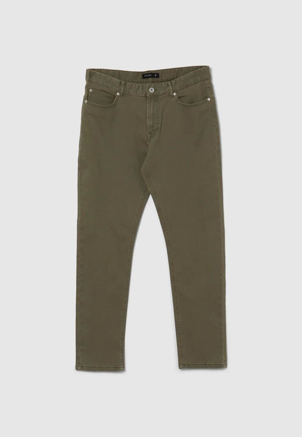 Pantalon Calliope 5 poches homme coton slim uni