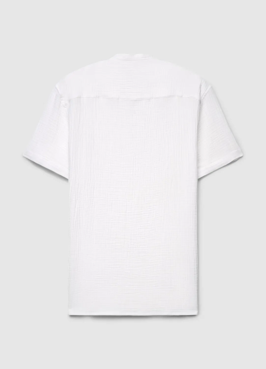 Calliope chemise homme col coréen unie