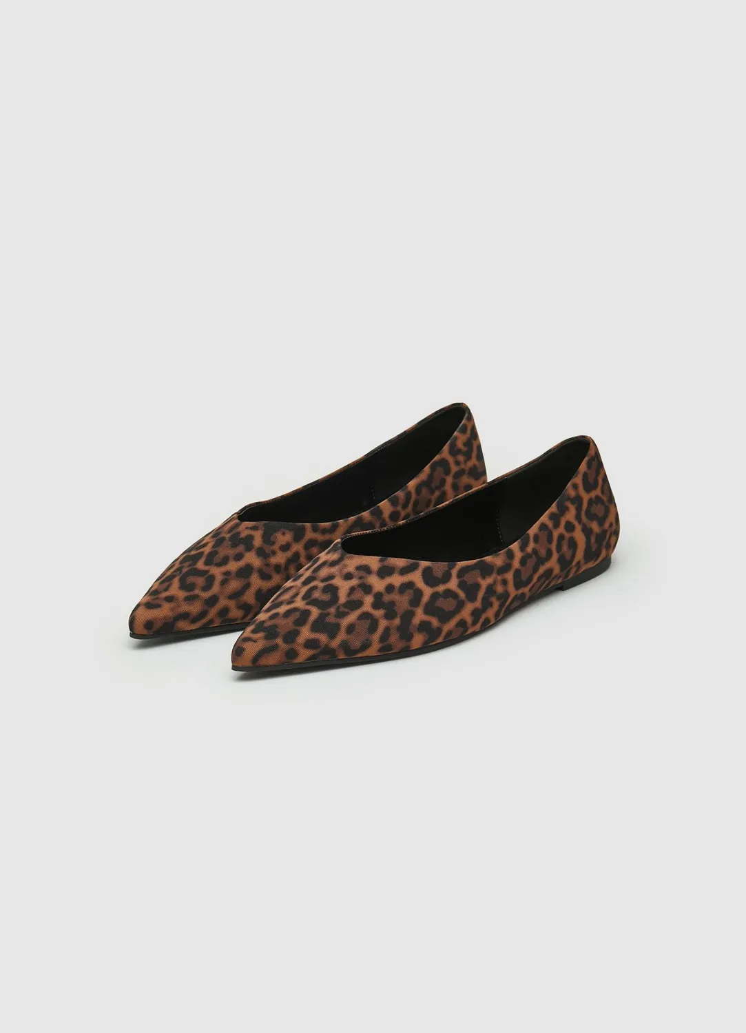 Calliope ballerines femme pointues imprimé animalier