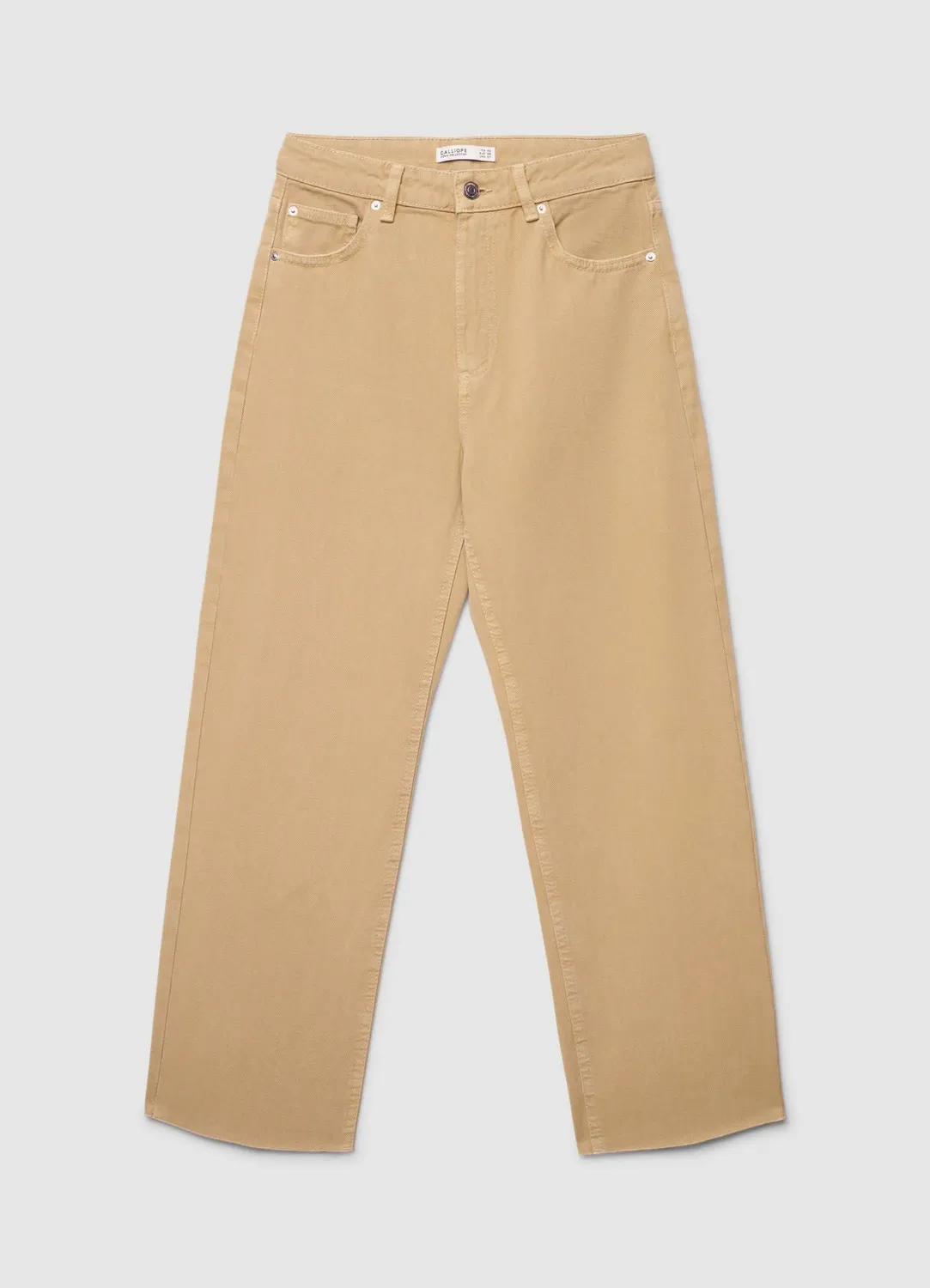 Calliope jean straight cropped femme cheville
