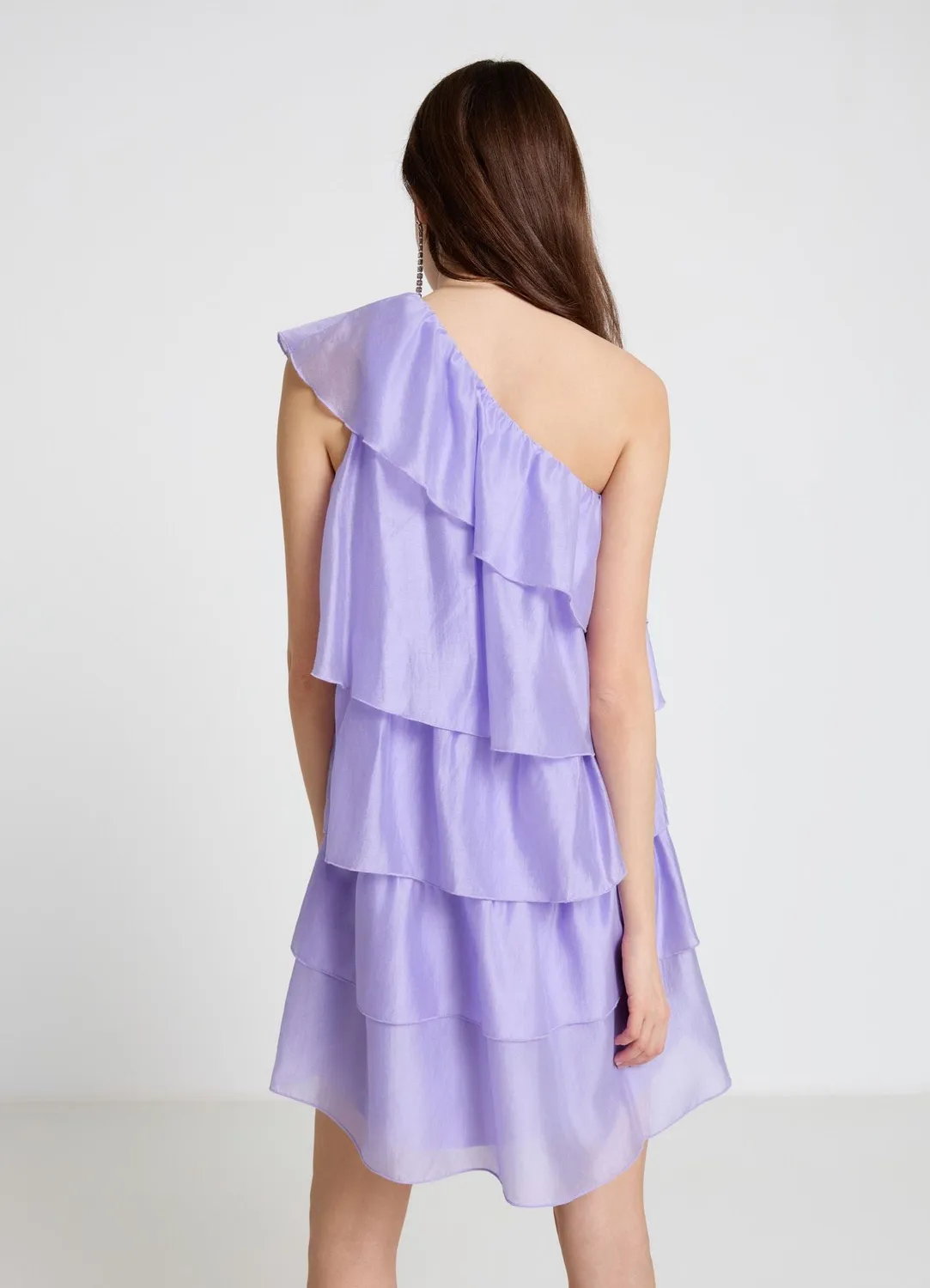 Calliope robe une épaule femme à volants