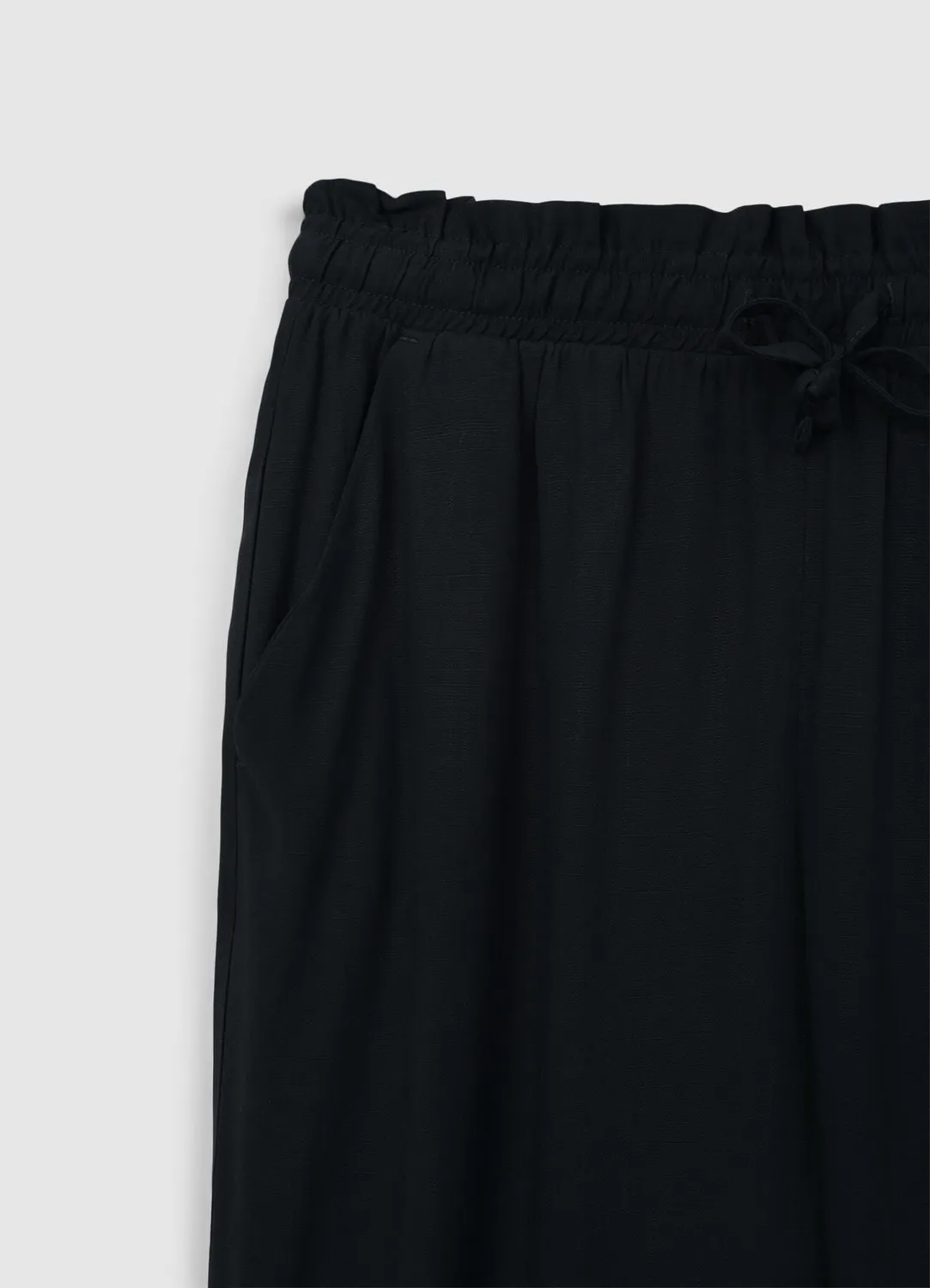 Calliope Pantalon long femme uni à coulisse