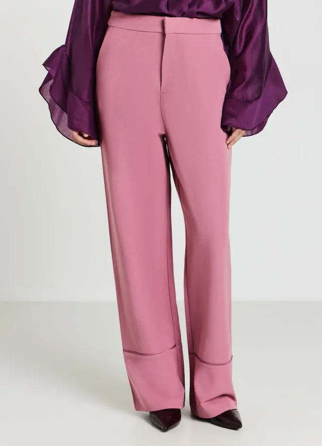 Calliope pantalon palazzo femme taille élastique