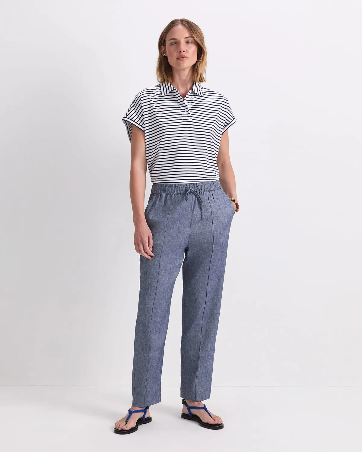 Sportscraft Rosa 119977 pantalon femme lin fuselé