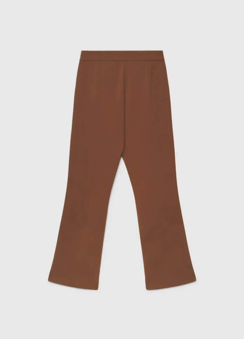 Calliope pantalon flare femme uni taille lisse
