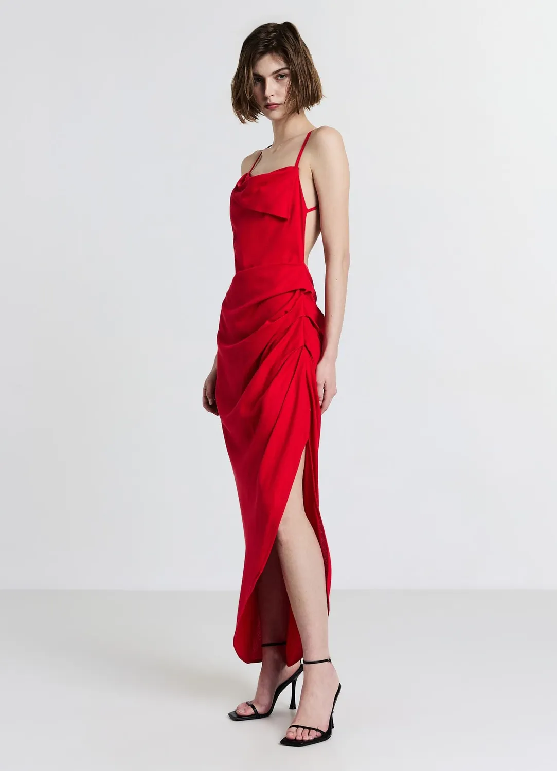 Calliope robe longue femme dos nu fente