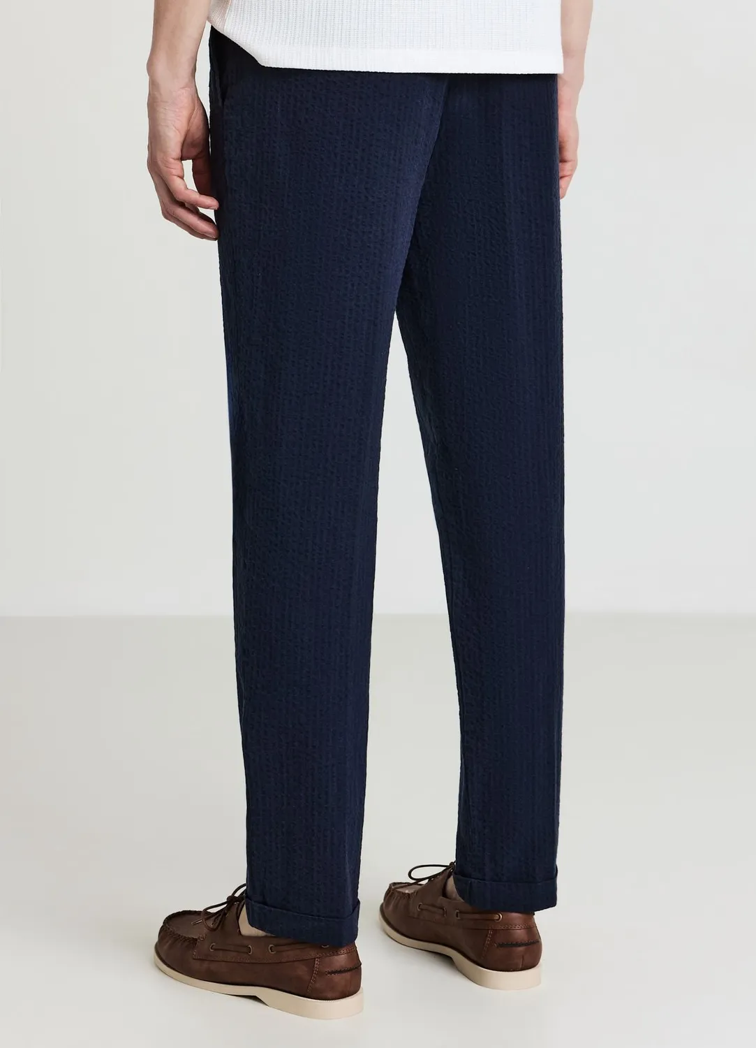 Calliope pantalon long homme coton uni