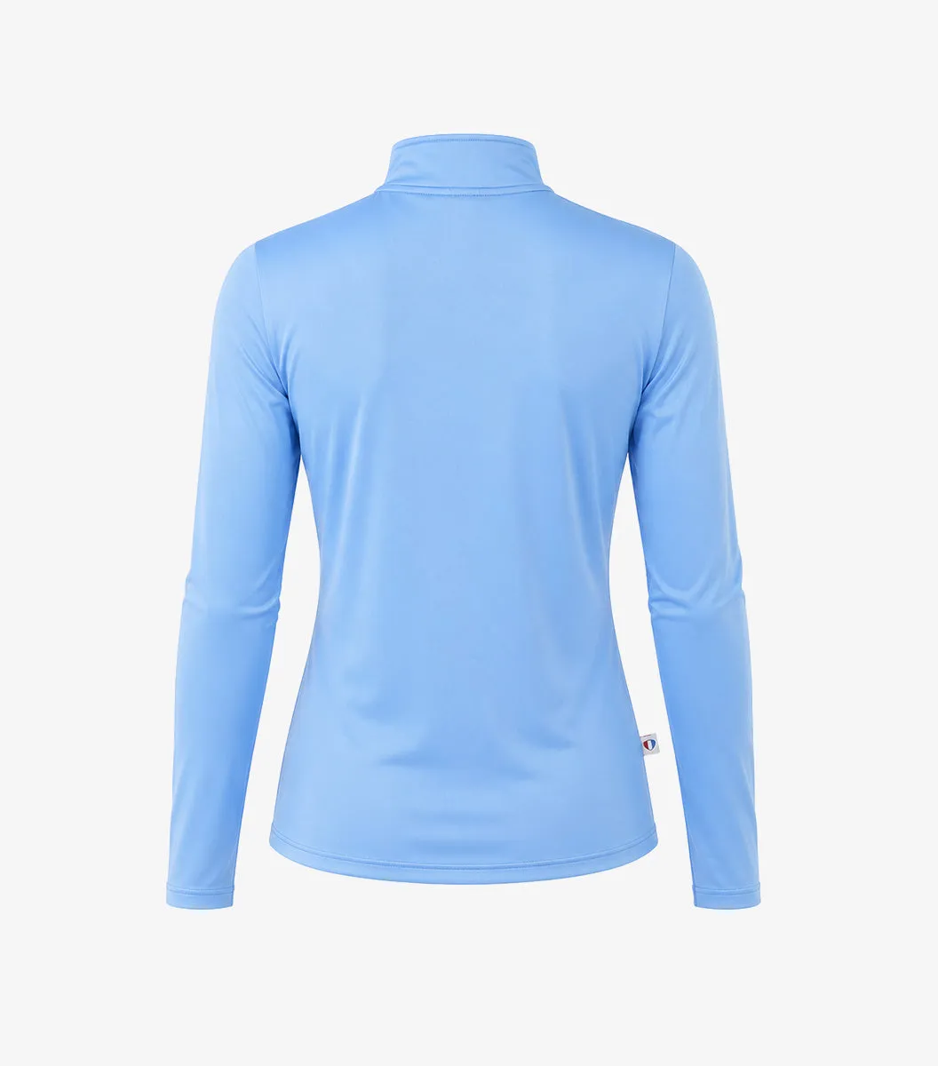 Cocorico Boost veste sport femme zippée ciel technique