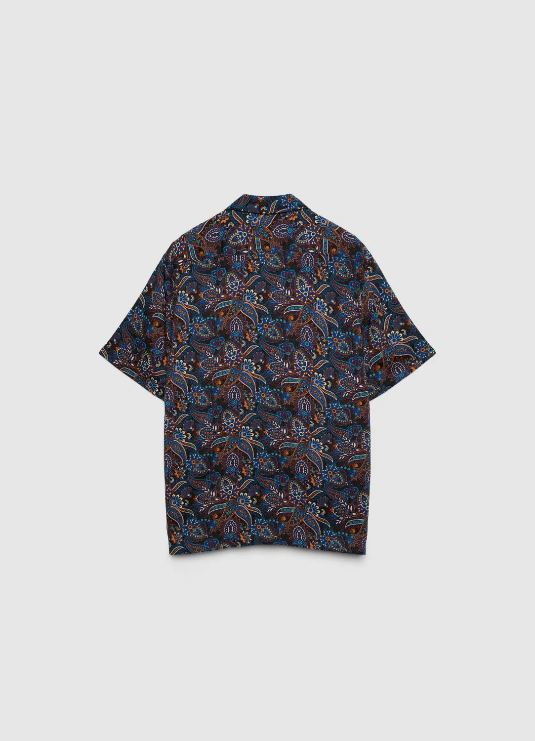 Calliope chemise bowling homme manches courtes paisley