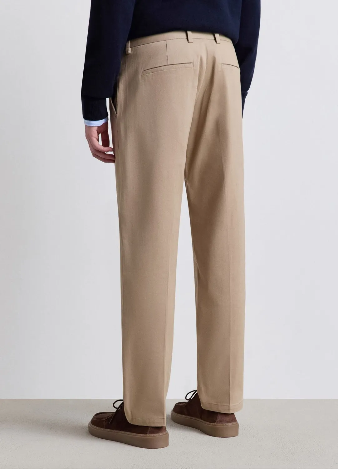 Calliope pantalon chino pinces relaxed homme