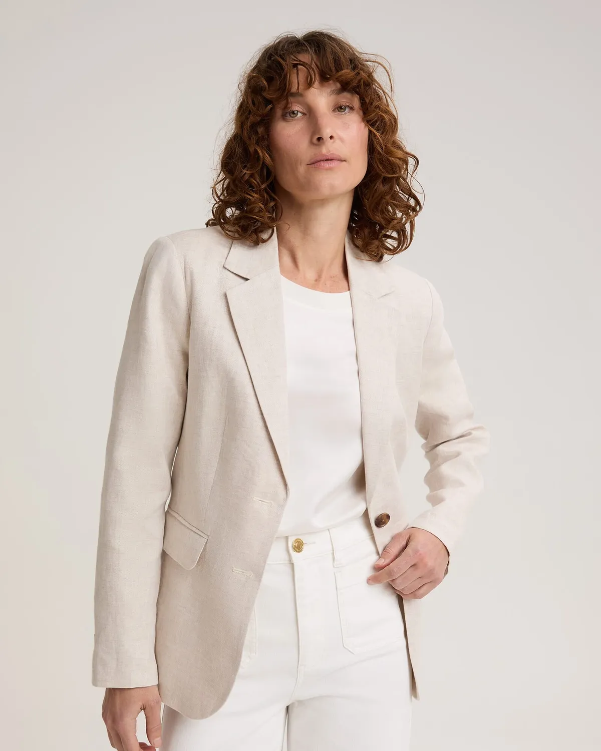 Sportscraft Freya blazer court lin 100% lin
