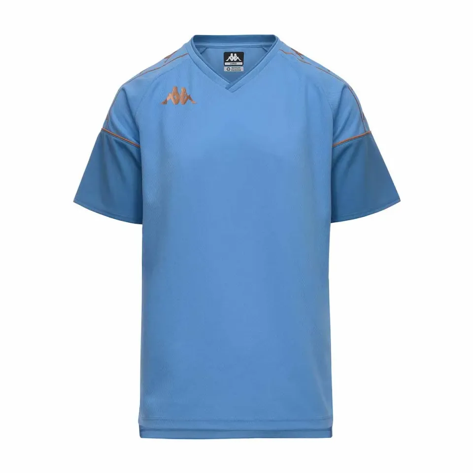 Kappa Mianto maillot homme bleu nid d'abeille
