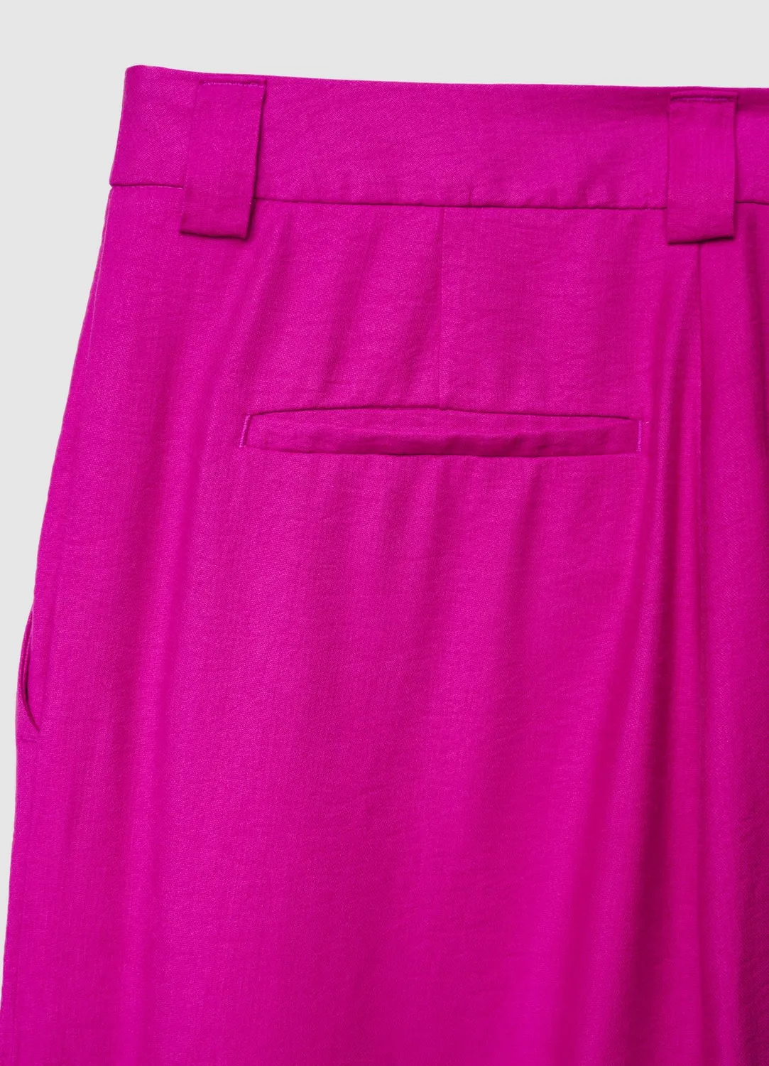 Calliope pantalon palazzo femme plissé taille haute