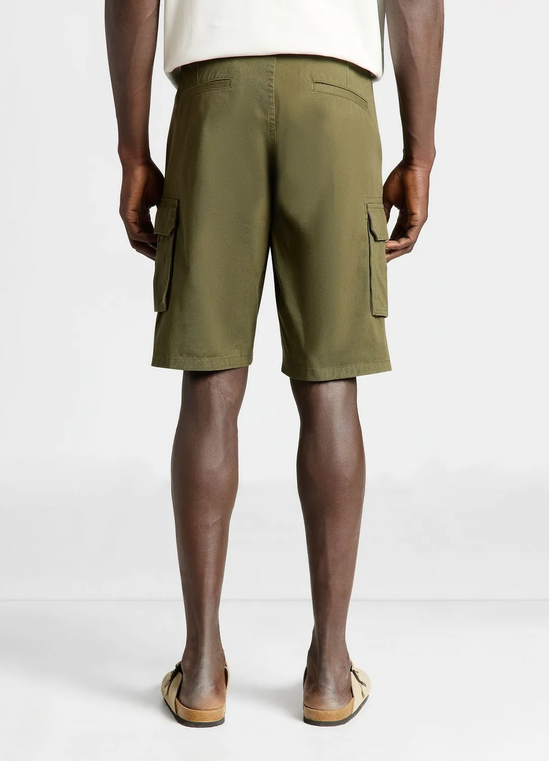 Calliope Short cargo homme poches plaquées coton