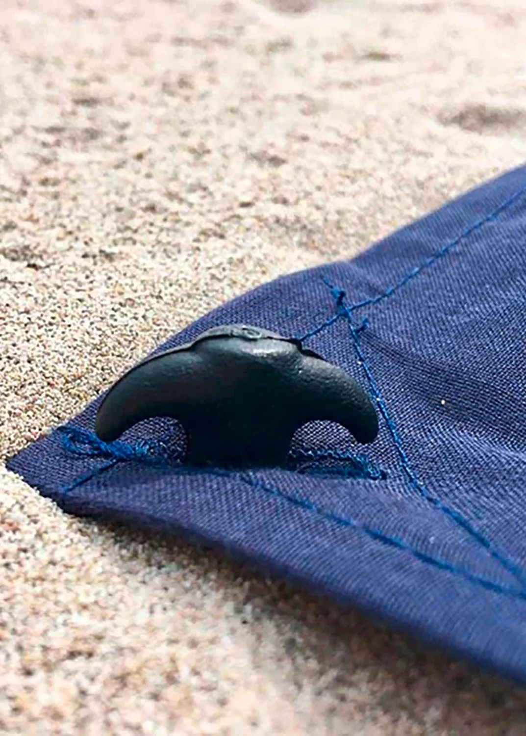 Saint James x Ôbaba drap de plage XXL blanc coton