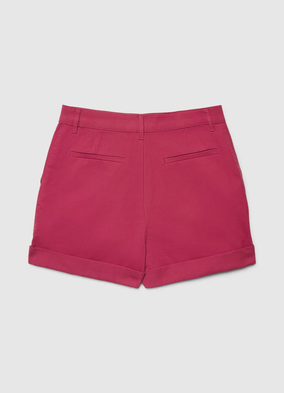 Calliope Short chino femme à revers uni