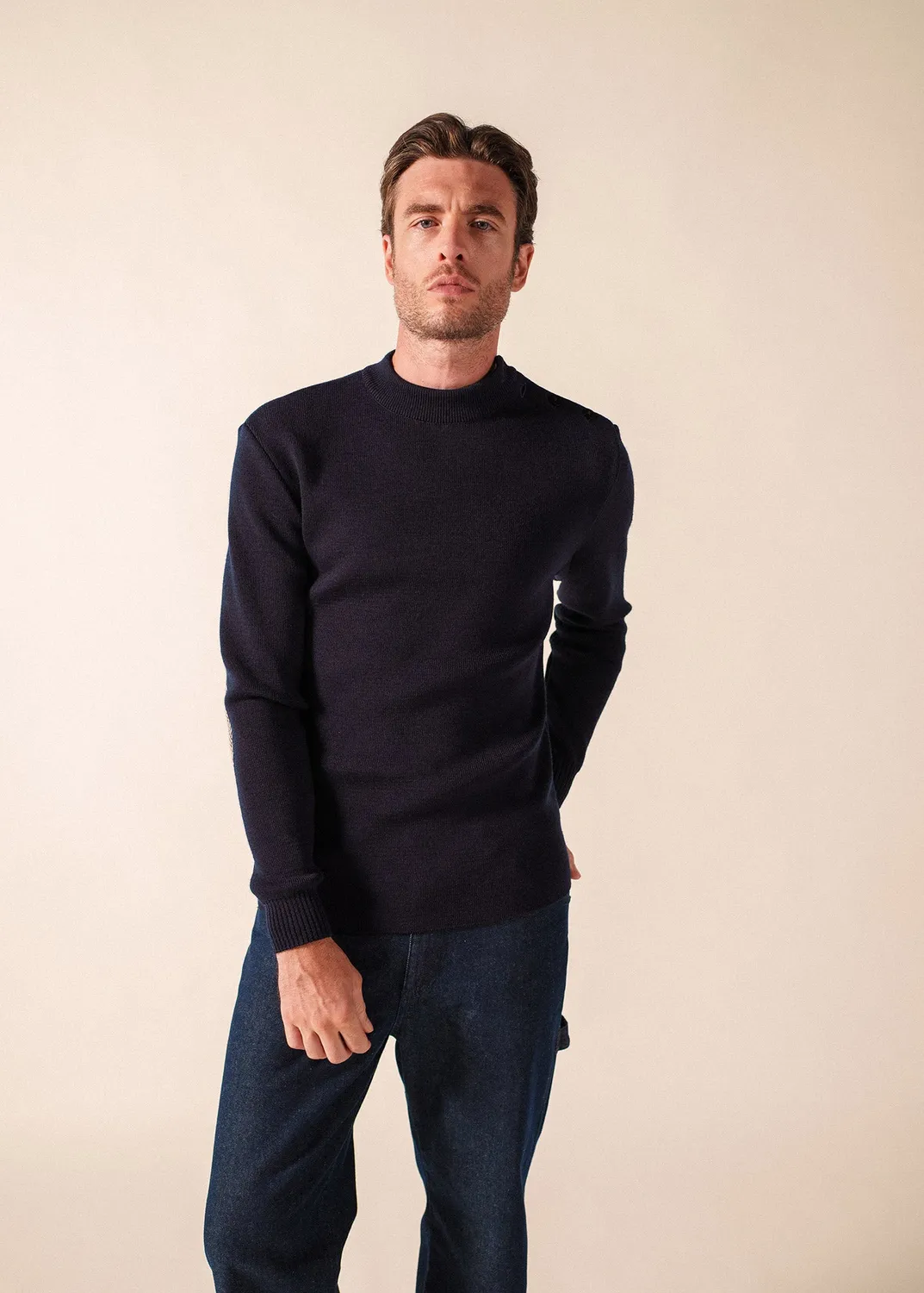 Saint James Matelot Equipage pull marin marine écru