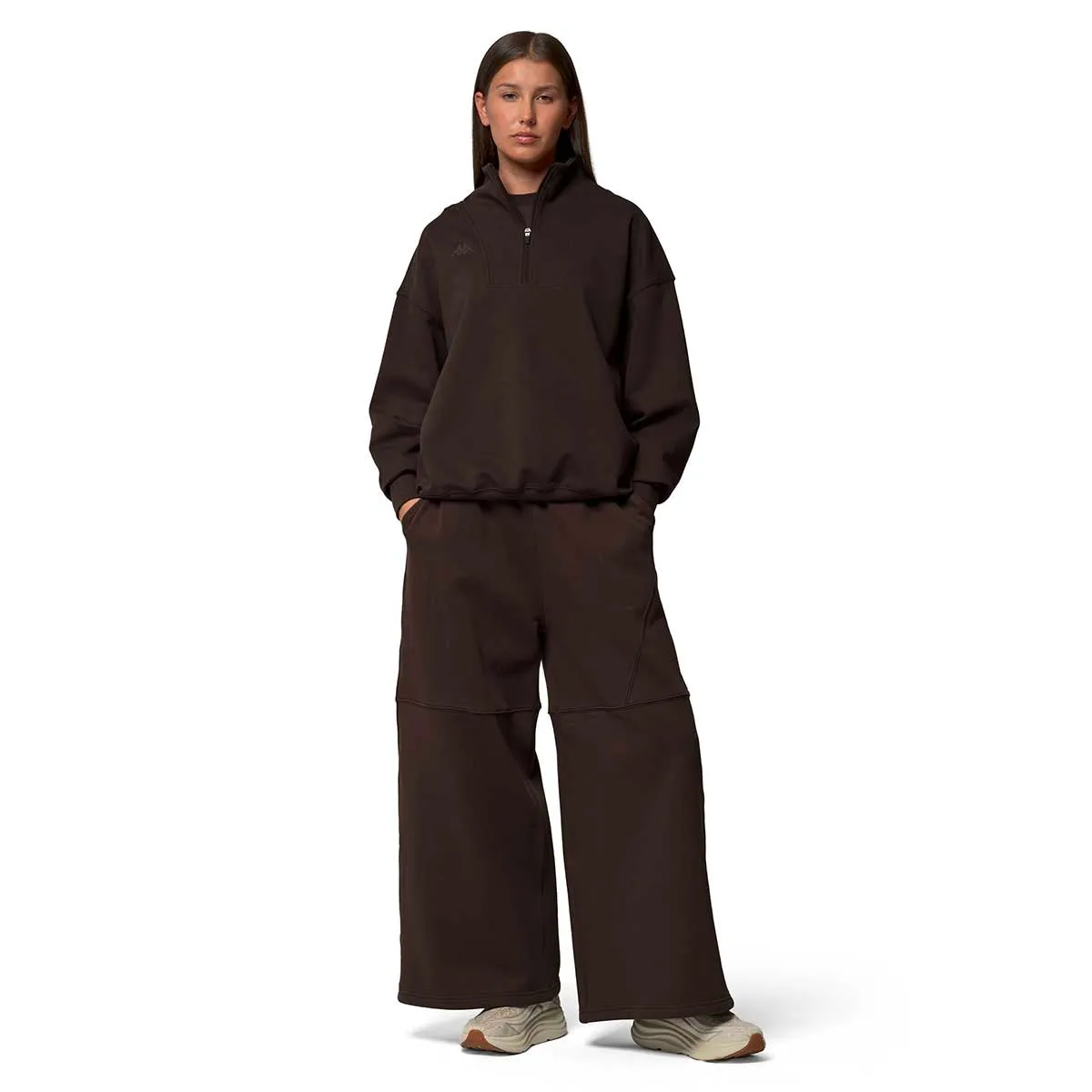 Robe di Kappa Ileria sweat marron femme polaire