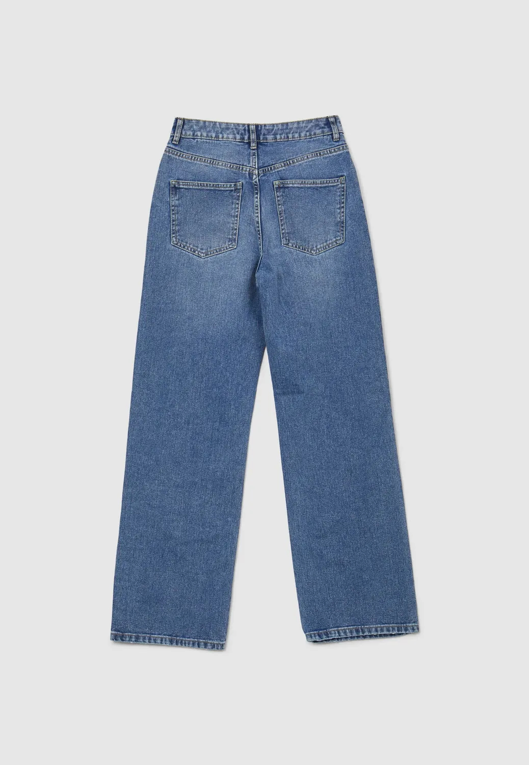 Calliope jean wide leg taille haute femme bleu