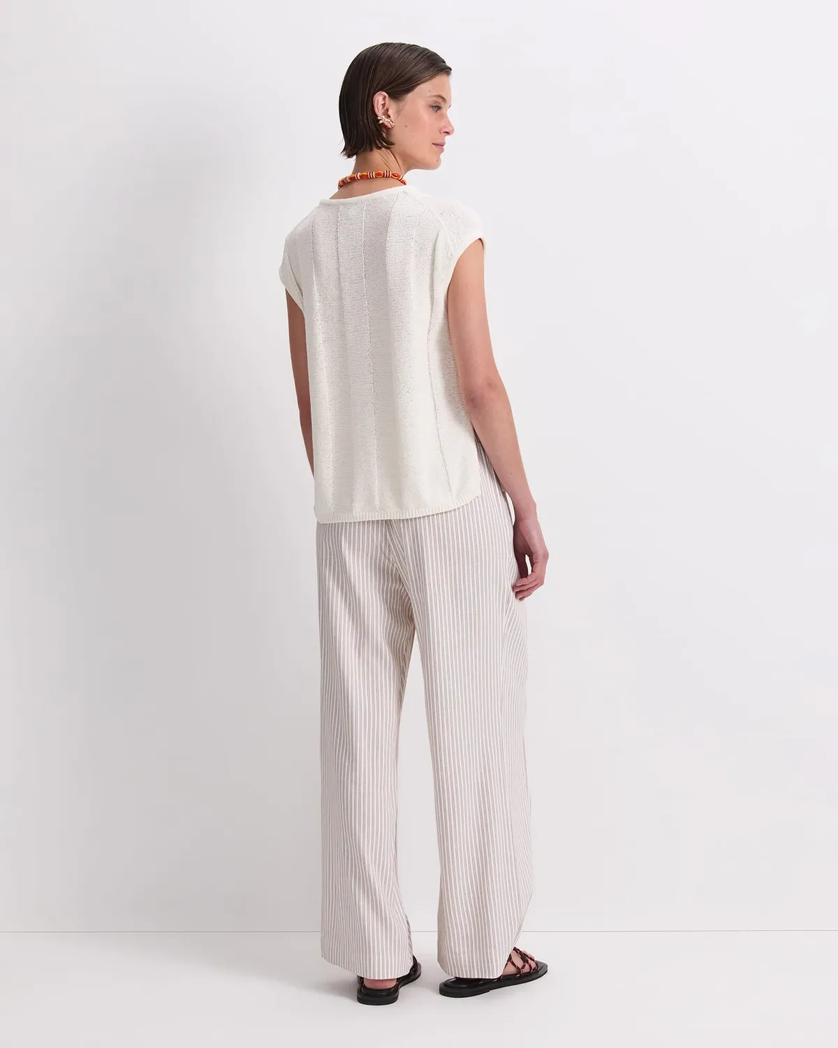 Sportscraft Josie pull coton fentes côtés relax