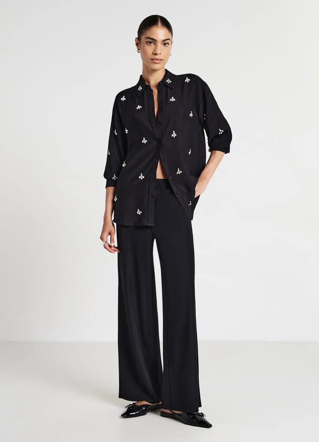Calliope jogging wide leg femme taille élastique