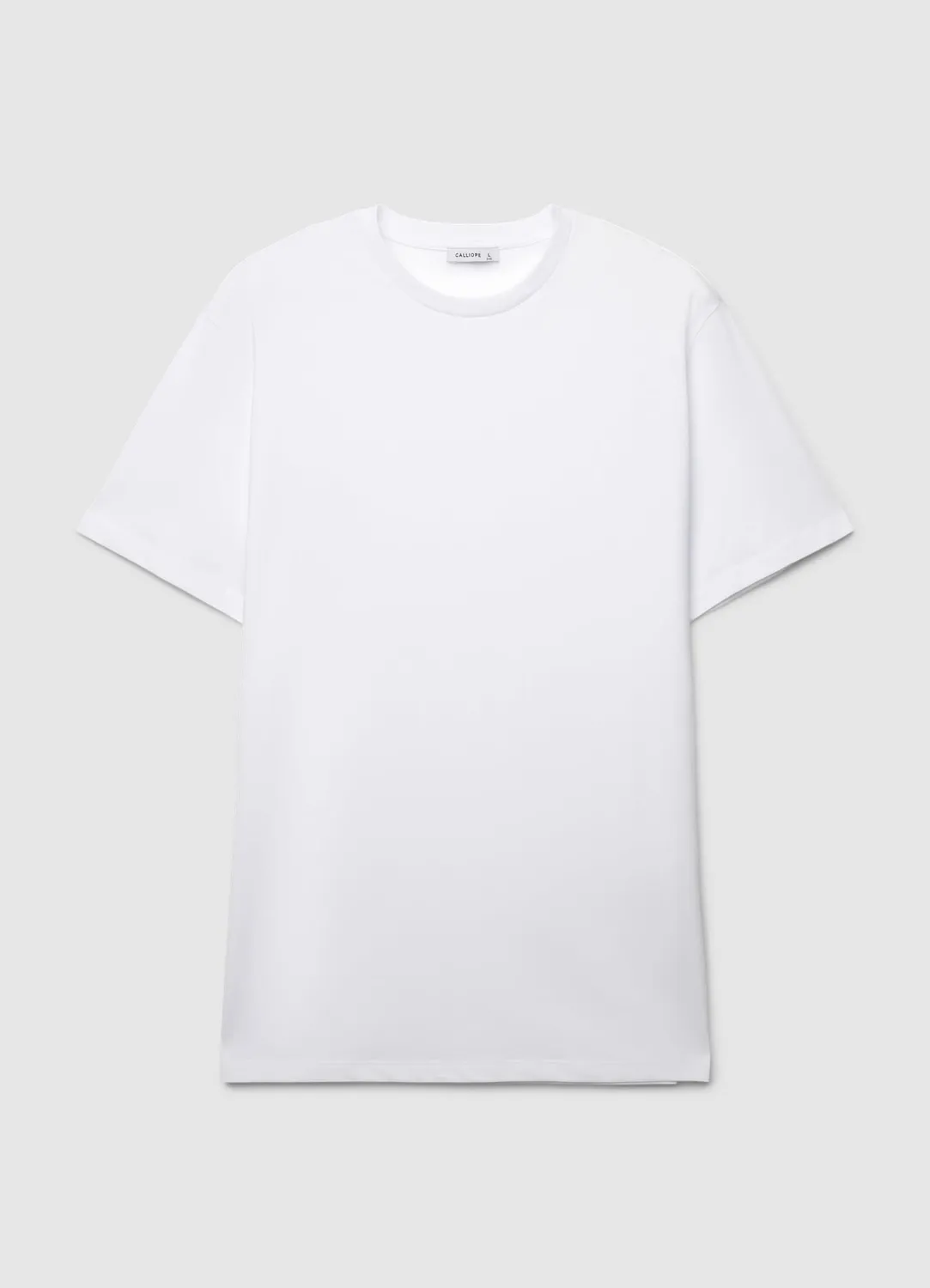 Calliope T-shirt homme col rond uni coupe regular