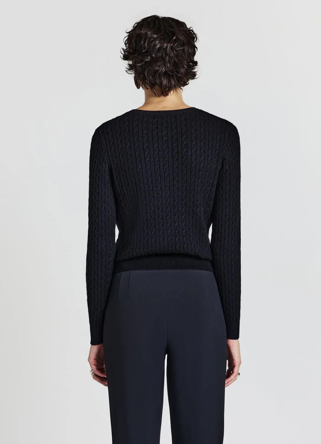 Calliope Cardigan gilet torsades à boutons femme