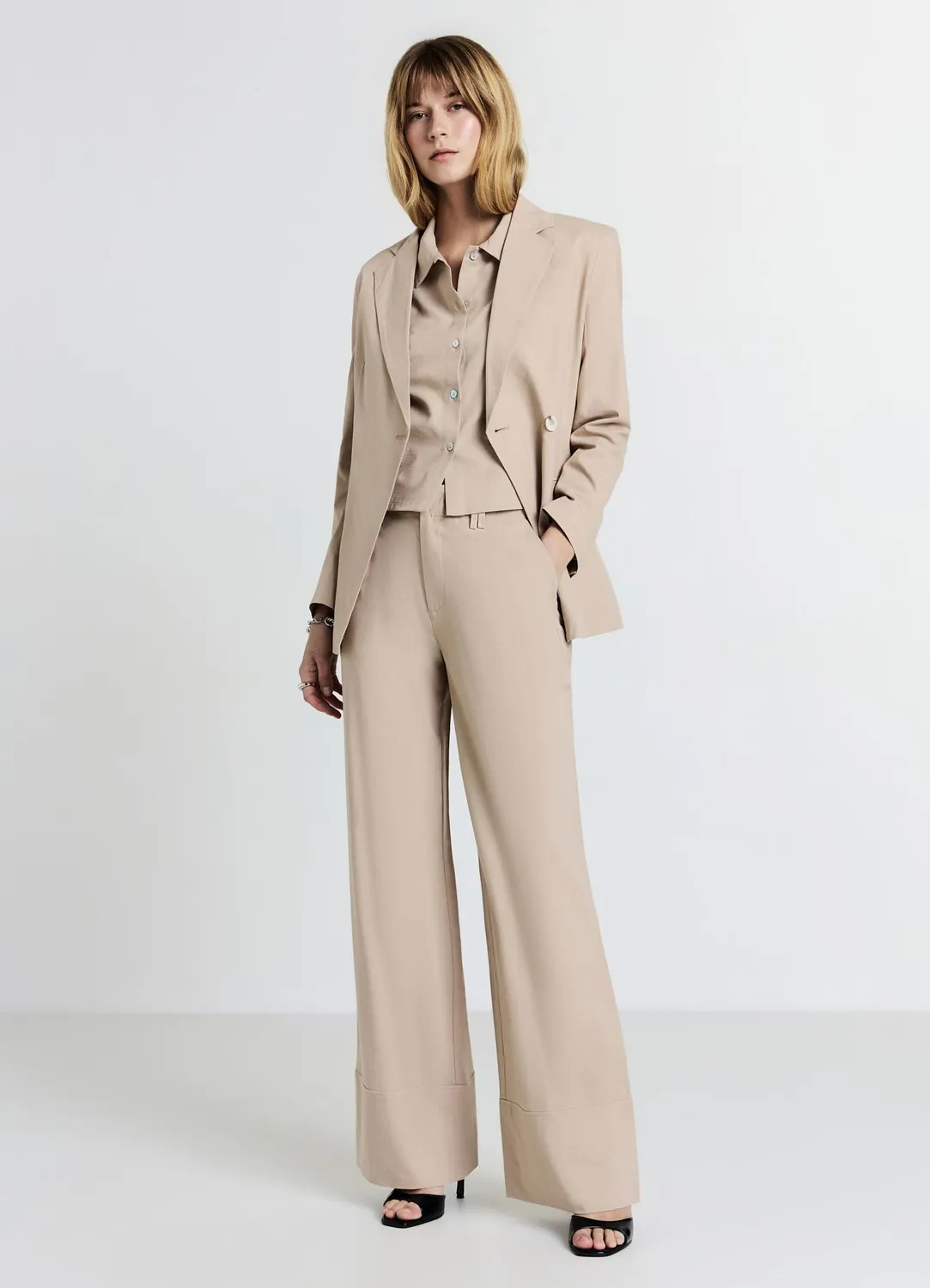 Calliope blazer croisé un bouton femme
