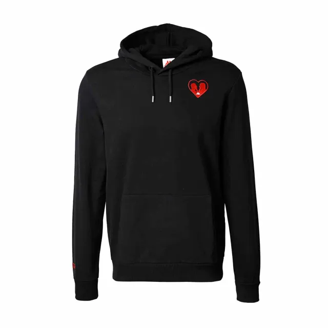 Robe di Kappa Authentic Lorens hoodie noir homme coton