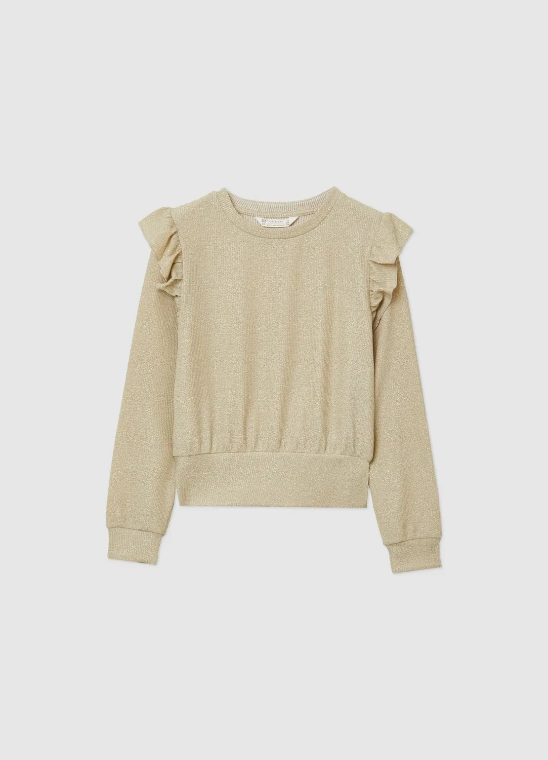 Calliope t-shirt à volants manches longues fille confort
