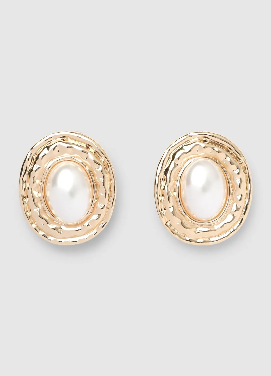 Calliope boucles oreilles femme perle martelé