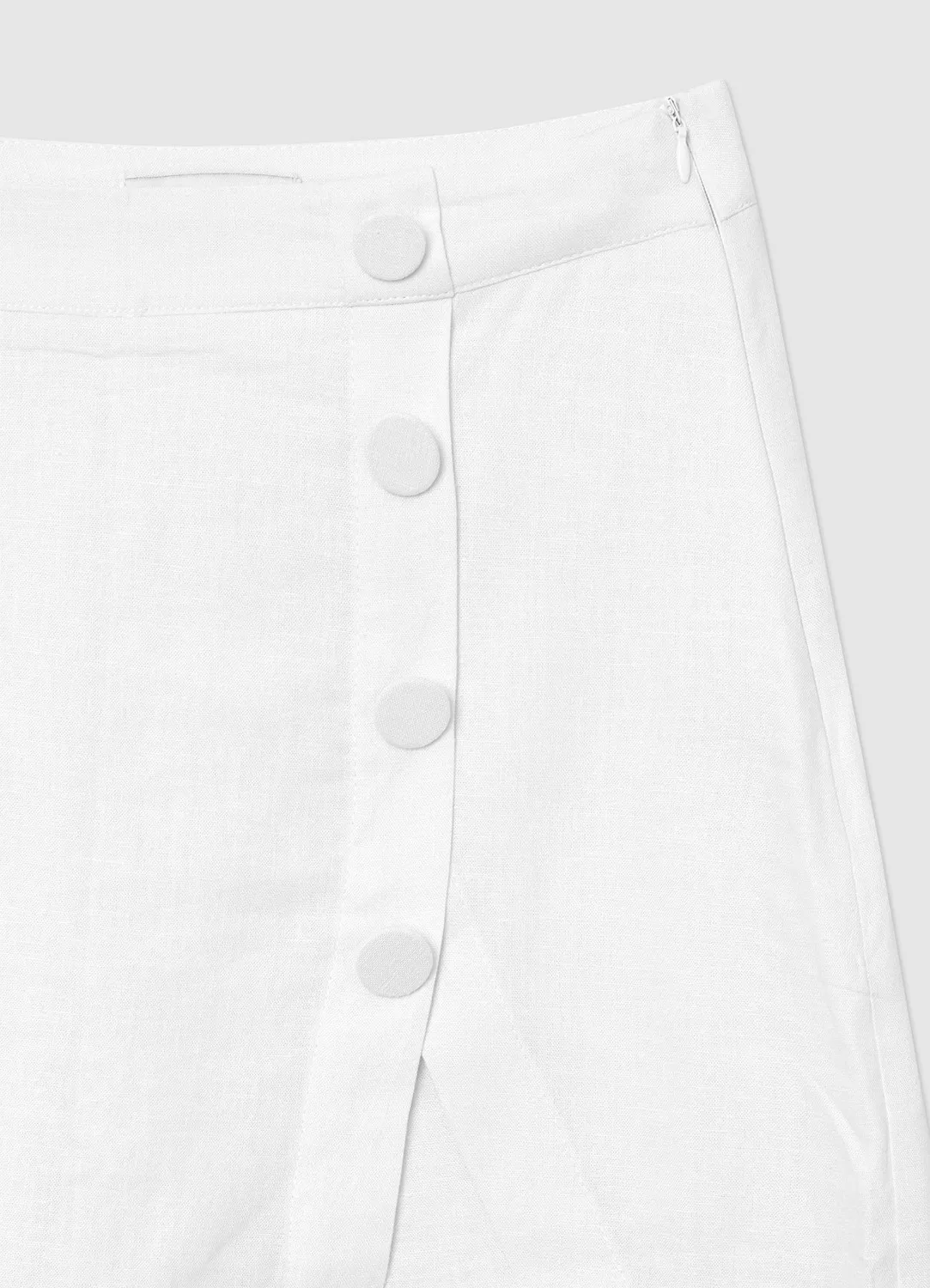 Calliope jupe-short femme unie fermeture latérale