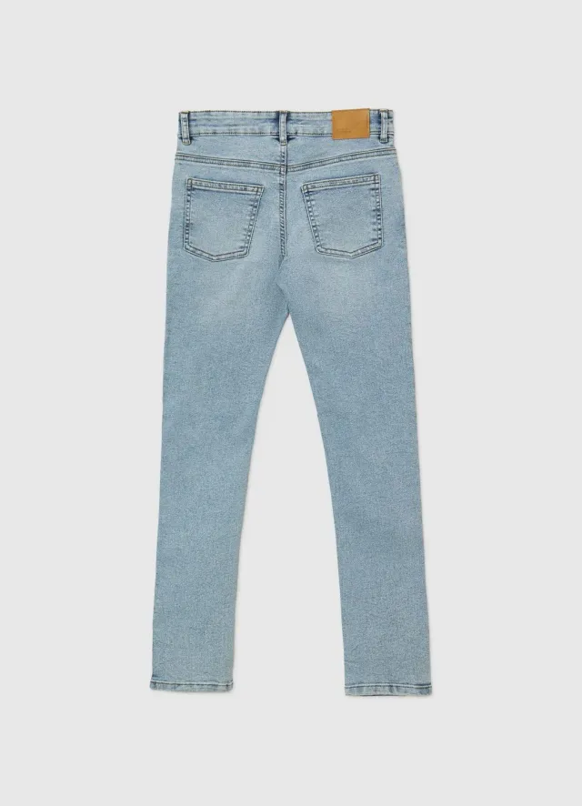 Calliope jean skinny garçon 8-9 ans lavage moyen