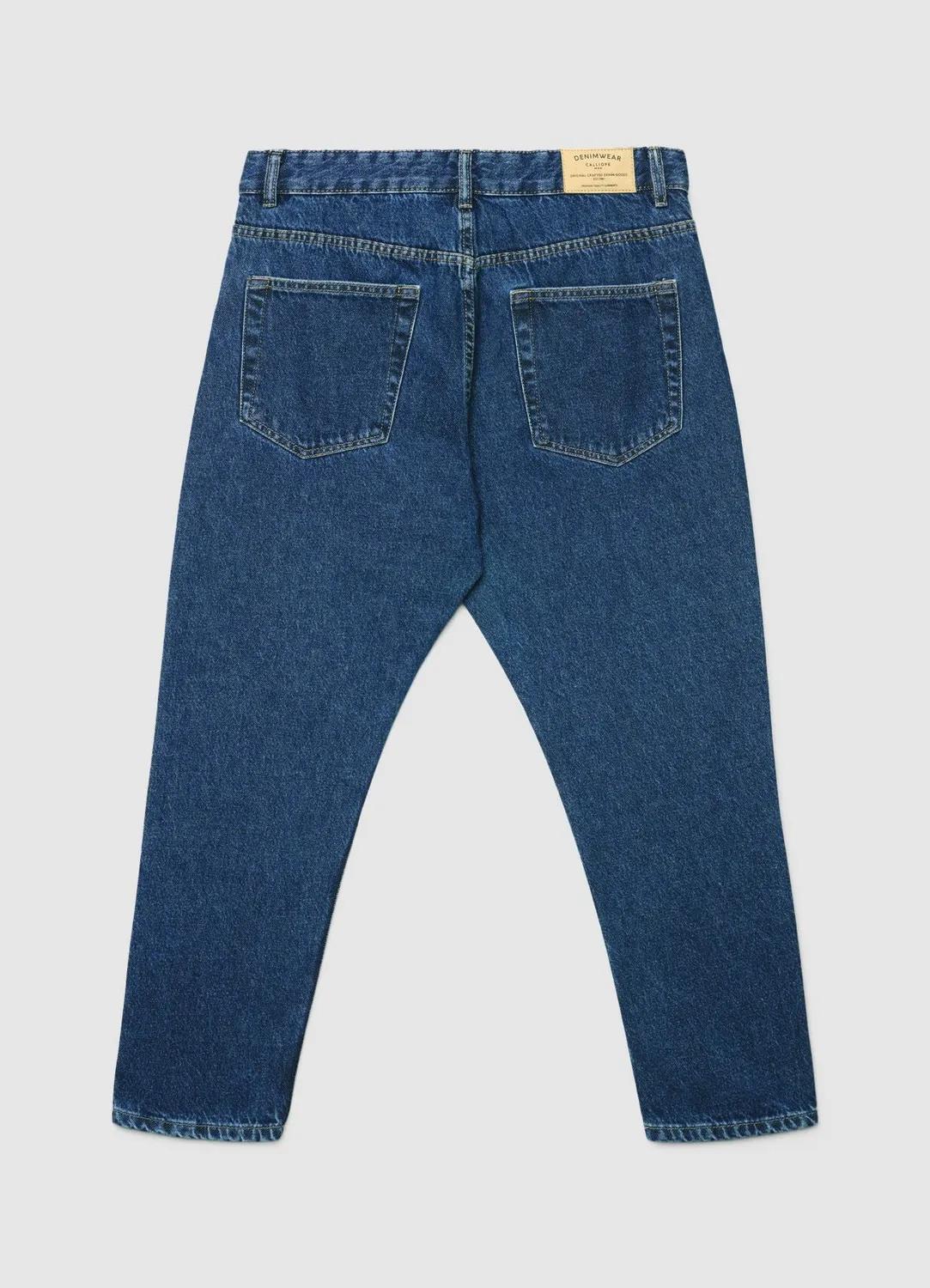 Calliope jean cropped homme droit délavé