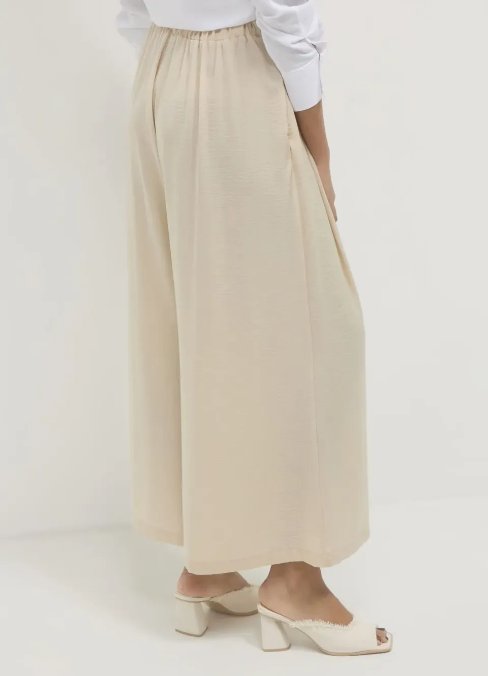 Calliope jupe-culotte effet satin uni femme