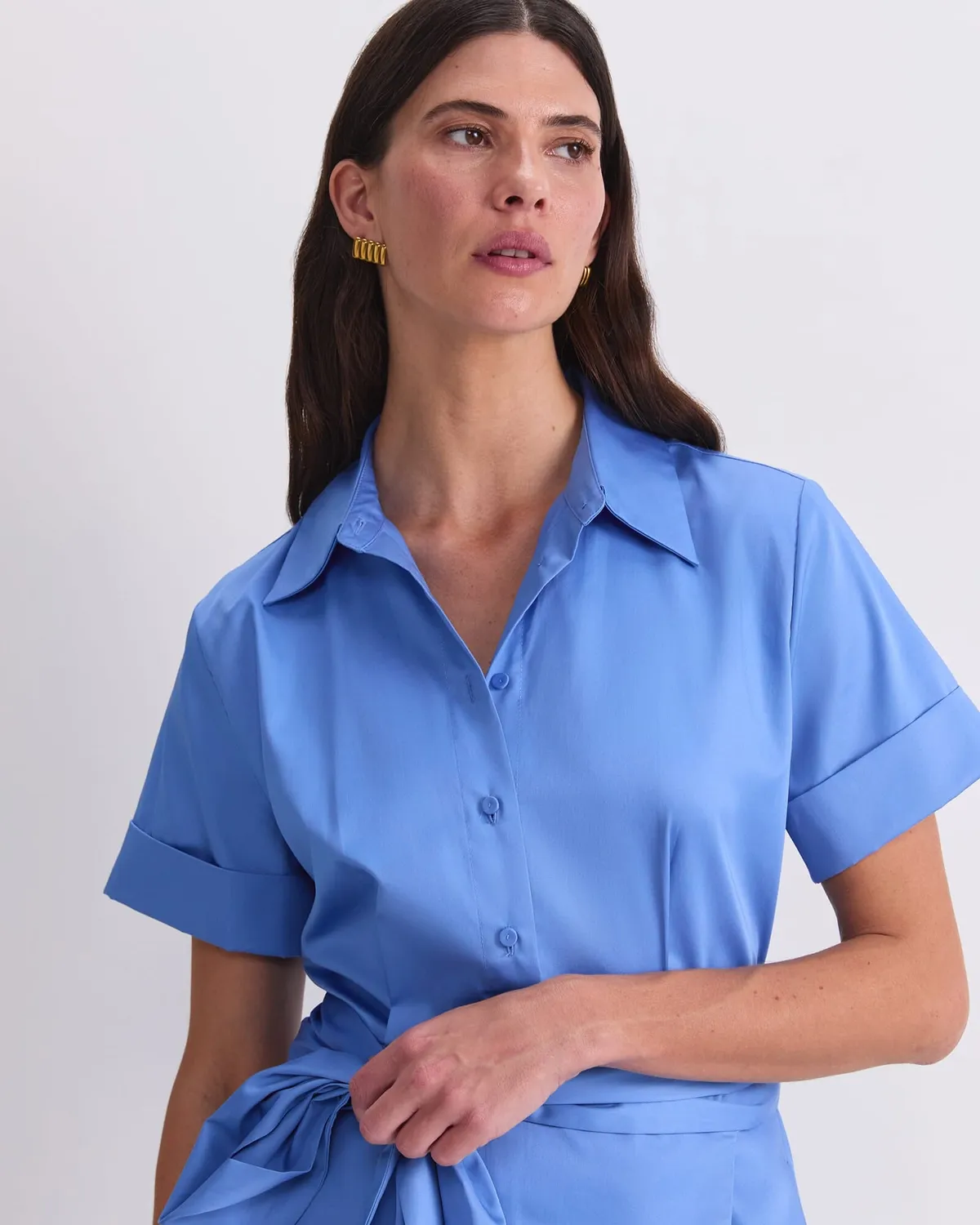 Sportscraft Etta robe chemise midi ceinture