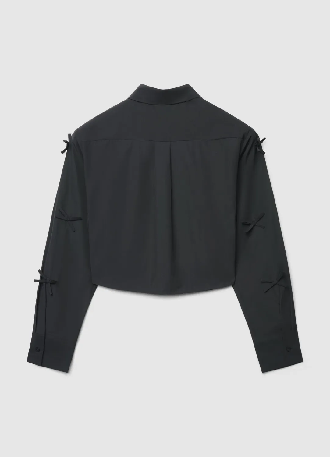 Calliope chemise crop à nœuds femme