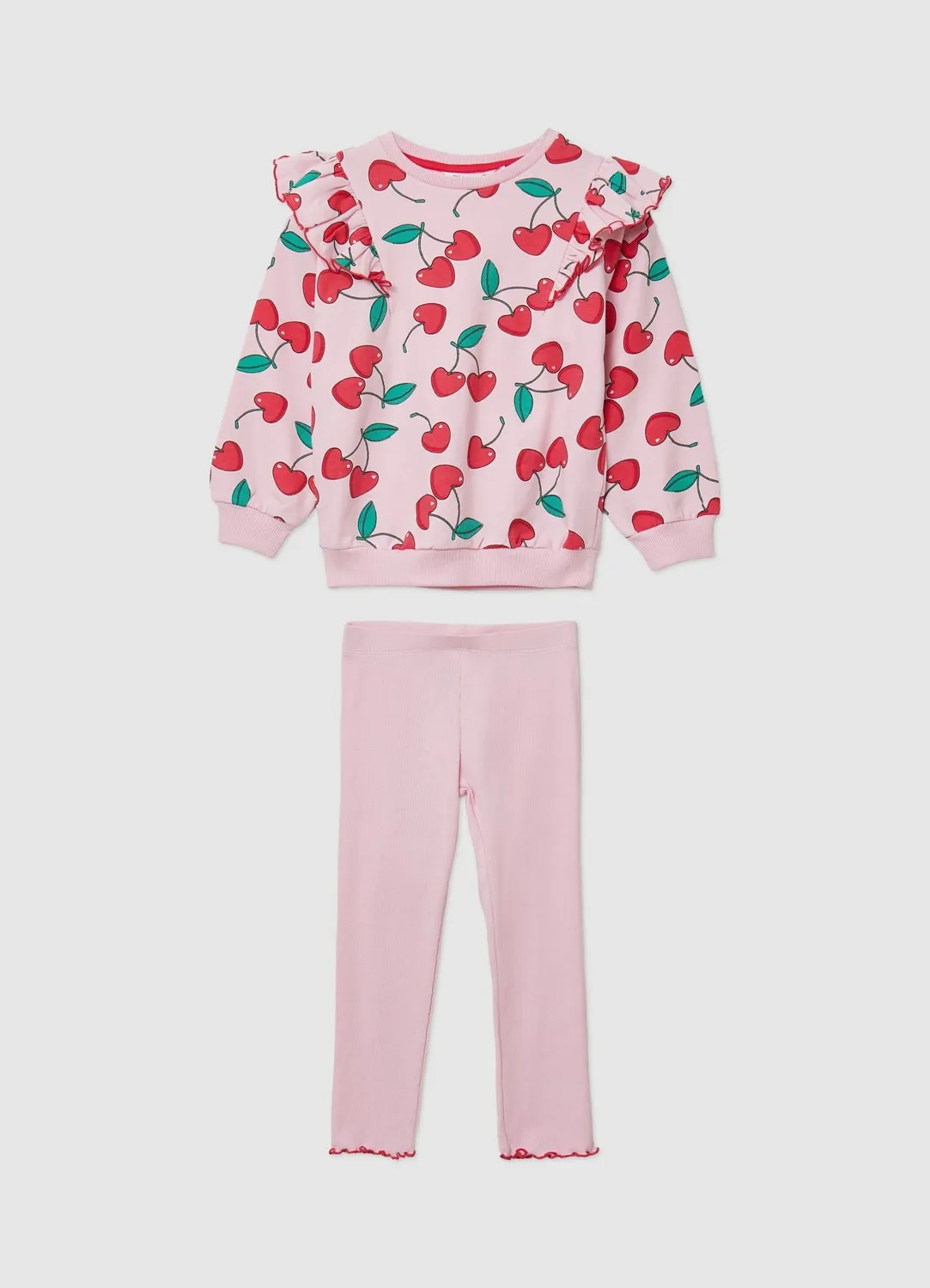 Calliope ensemble sweat leggings cerises fille