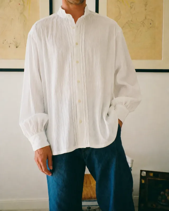 EREVAN Signac chemise pleats volume ample