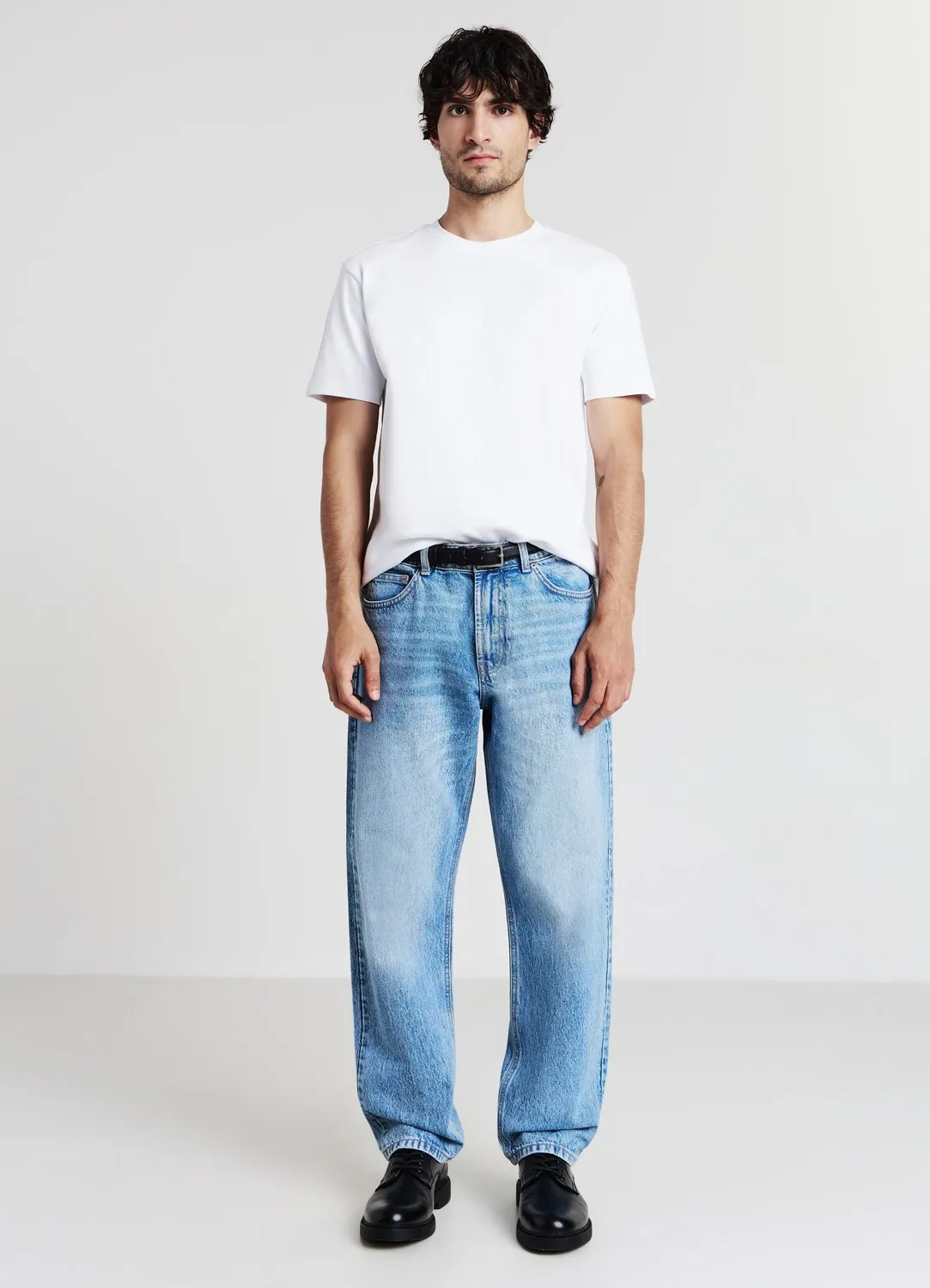 Calliope T-shirt coton homme col rond uni