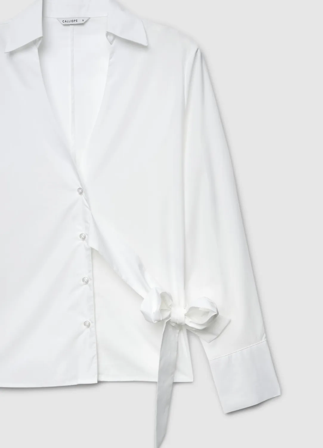 Calliope chemise à nœud taille S manches longues