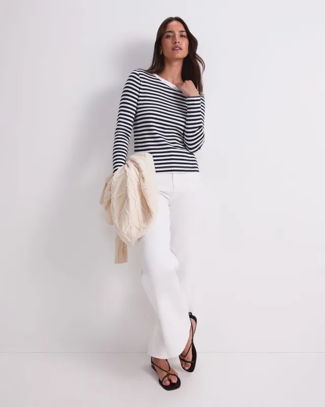 Sportscraft Heidi t-shirt manches longues coton côtelé