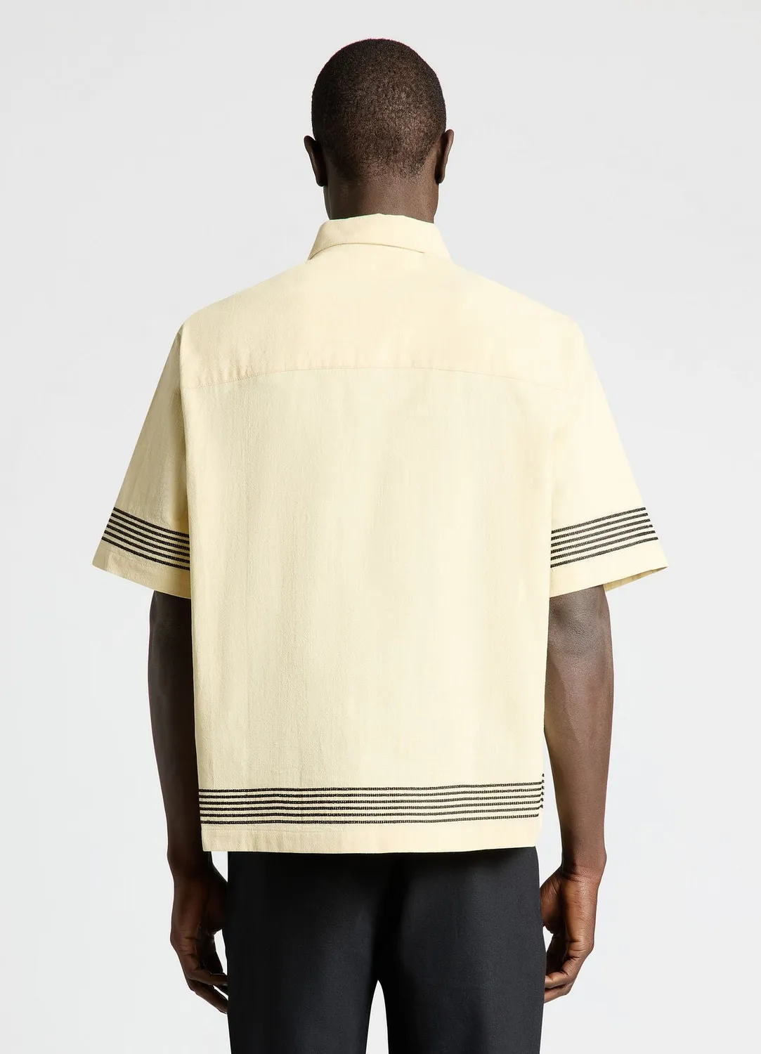 Calliope chemise boxy homme manches courtes rayures