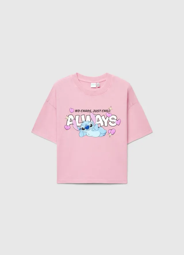 Calliope T-Shirt Stitch Disney Fille Manches Courtes